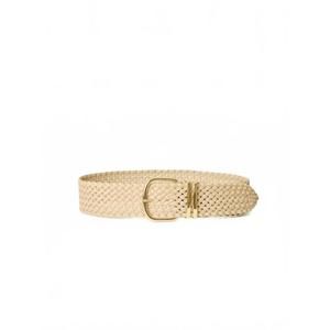 NEW B-LOW THE BELT women's alexander leather belt in champagne gold